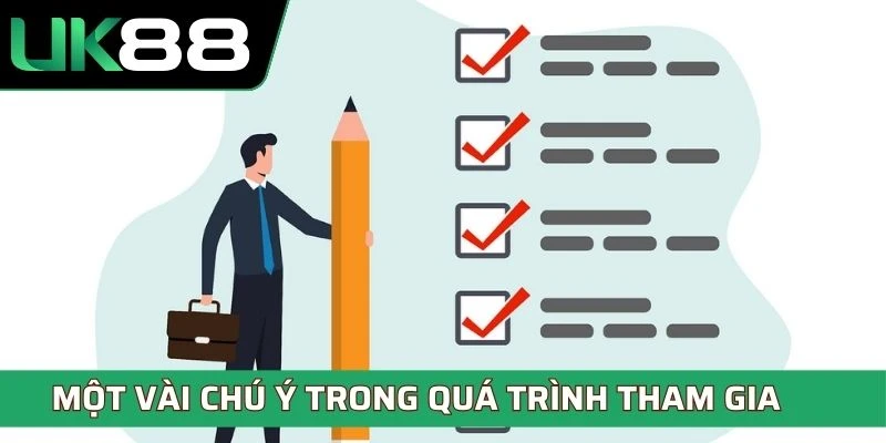 một vài chú ý trong quá trình tham gia nhận thưởng