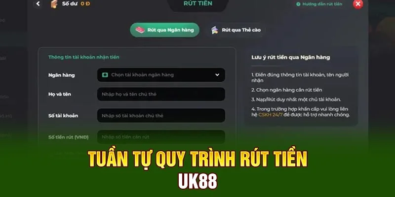 Dưới là những hai cách rút tiền mà mọi người cần biết